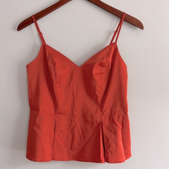 Elizabeth and James Tops - Elizabeth & James Rust Crop Tank XS